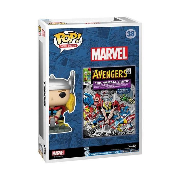 Funko -  POP! Comic Cover Marvel Avengers Thor Vinyl  Silver - Picture 3 of 3